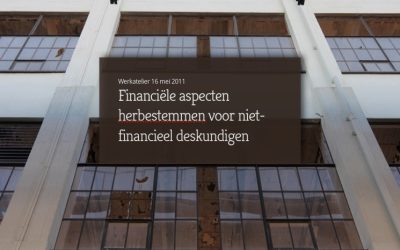 Werkatelier financiële kant herbestemmen erfgoedconsulenten RCE